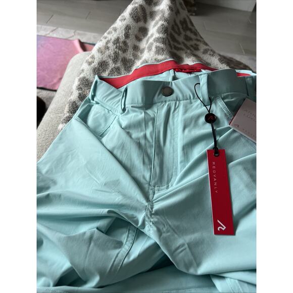 REDVANLY Kent Pull On Pant/Trouser Sz L Men Performance Golf Canal Blue NWT - Picture 4 of 5